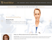 Tablet Screenshot of dentalfill-ins.com